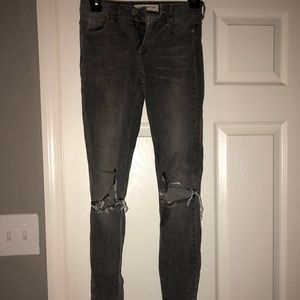 PACSUN Gray High Rise Jeans